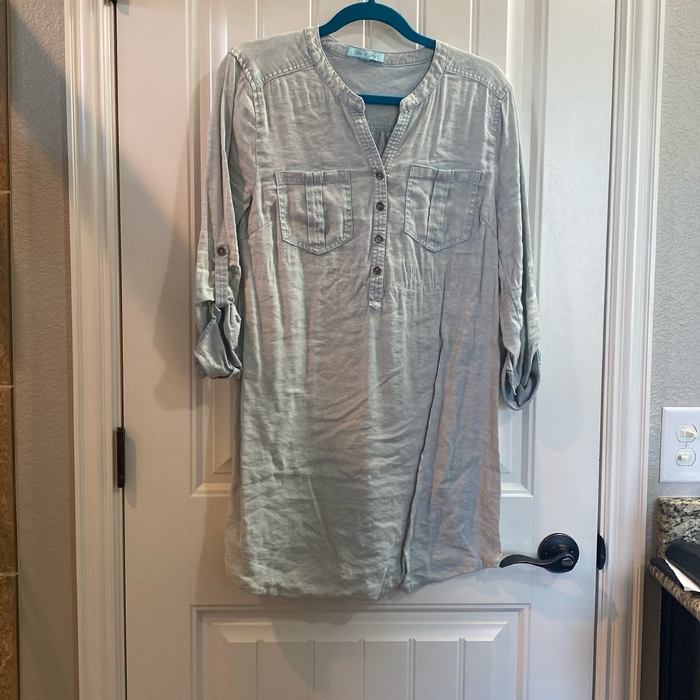 Ladies Jean Dress - S